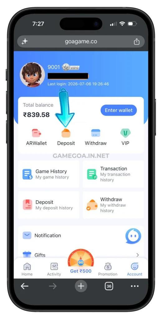 goagame-deposit